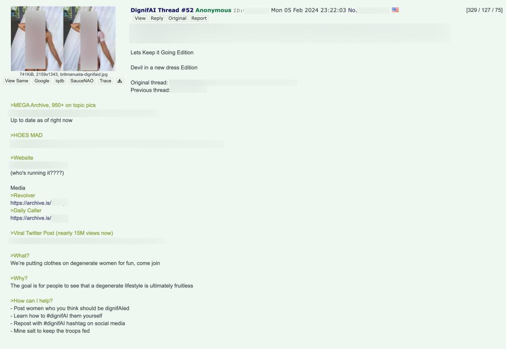 dignifAI 4chan another thread