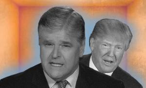 Trump Hannity orange