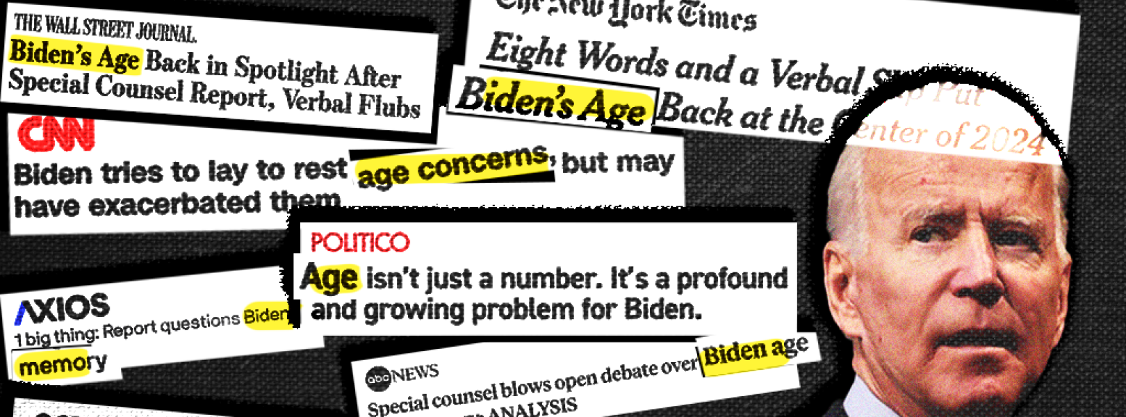 Joe Biden with age headlines