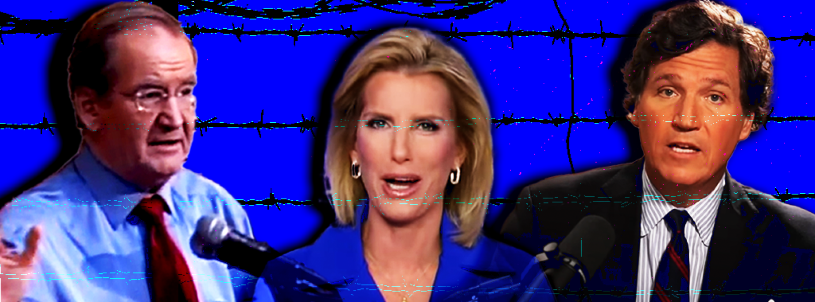 Pat Buchanan, Laura Ingraham, and Tucker Carlson