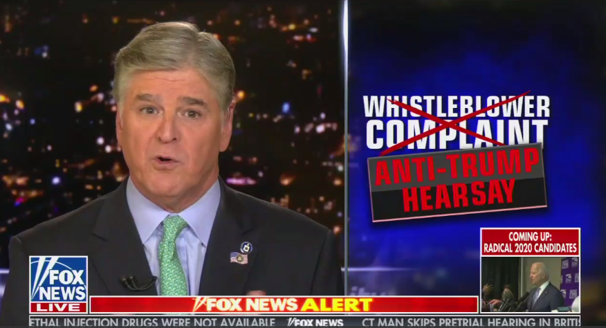 Sean Hannity Anti Trump Hearsay 